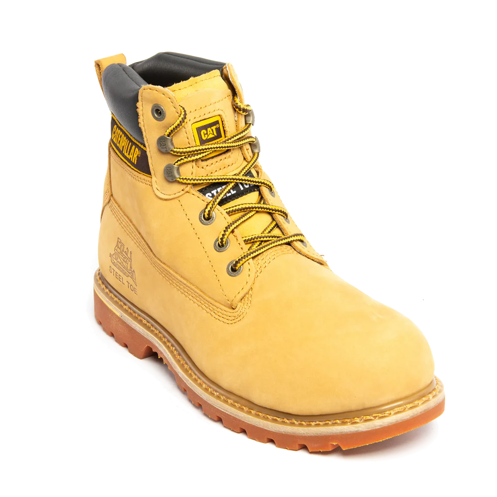 CAT 7042 SB SRC HRO Holton Honey Leather Steel Safety Boot