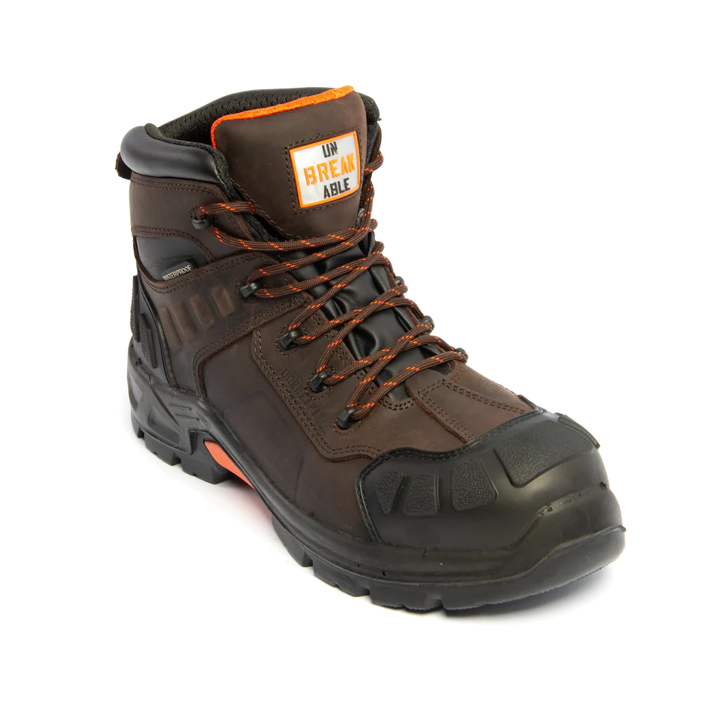 Unbreakable U124 Hurricane2 Brown Waterproof Composite Safety Boot