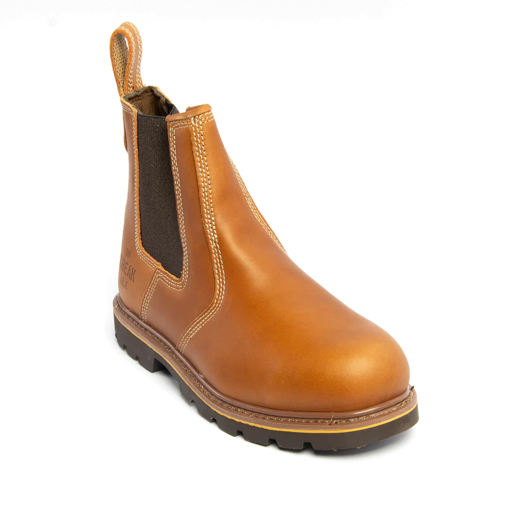 Unbreakable U116 Highland Tan Leather SBP Safety Dealer Boot