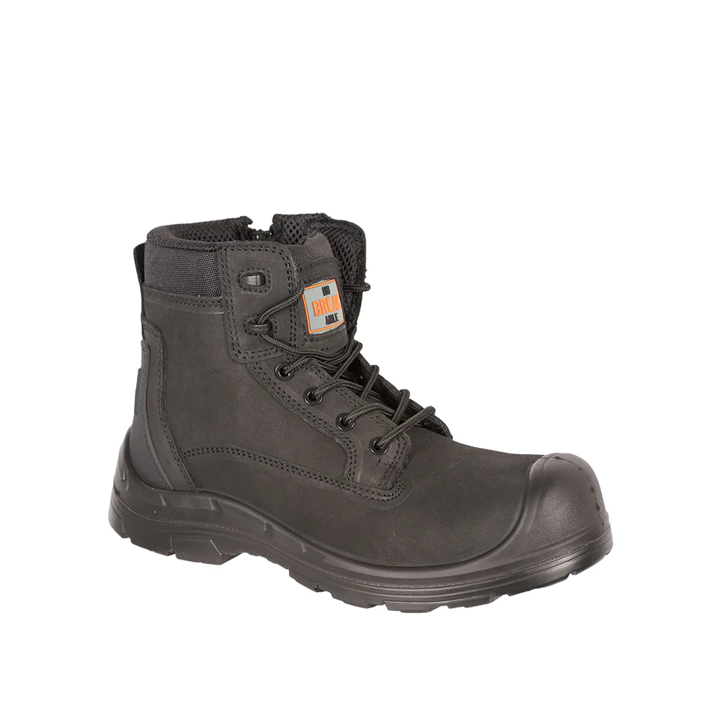 Unbreakable U136 Desert Onyx S3L Composite Side Zip Black Safety Boot