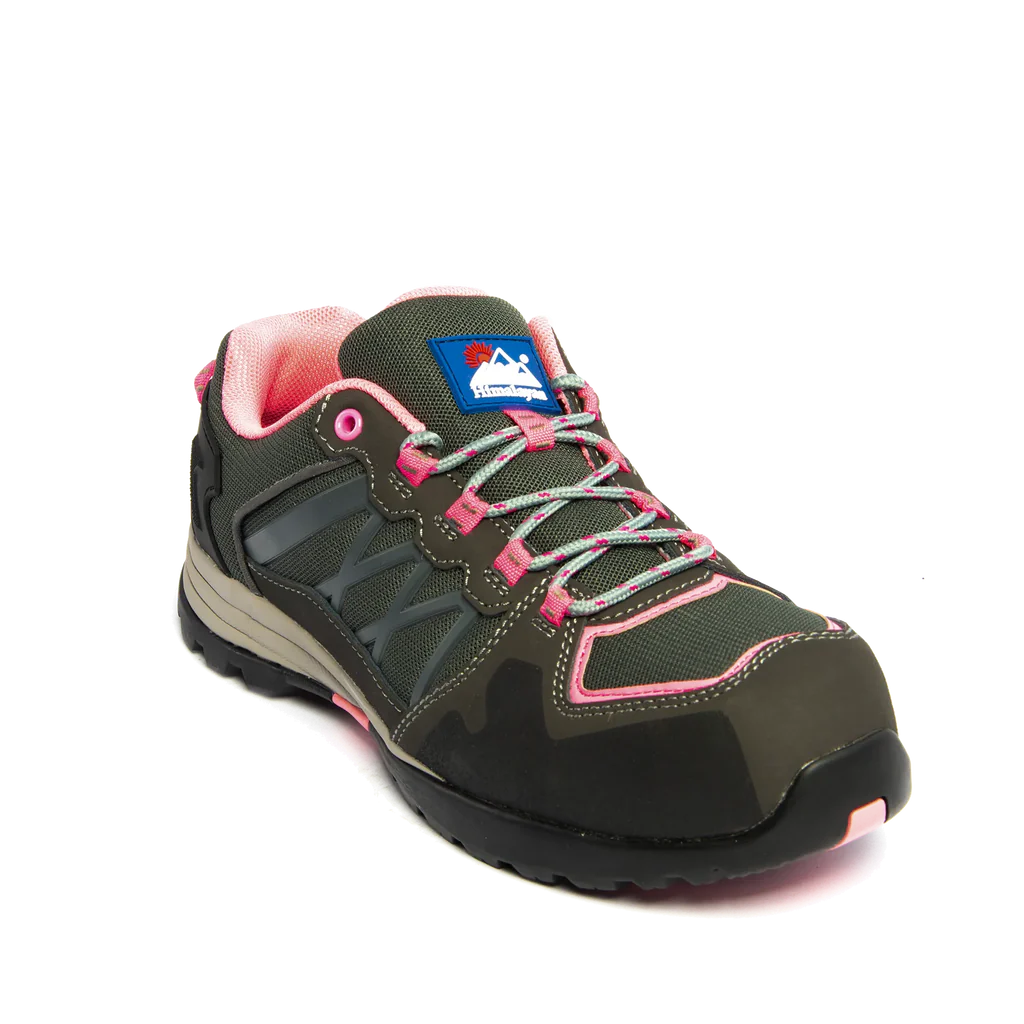 Himalayan 4302 S1P/SRC Women's Composite Grey/Pink Safety Cross Trainer
