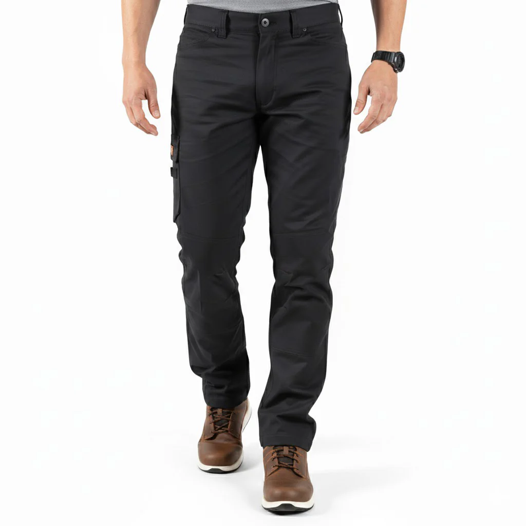 Unbreakable U232 Reflex Stretch Black Multi-Pocket Work Trousers