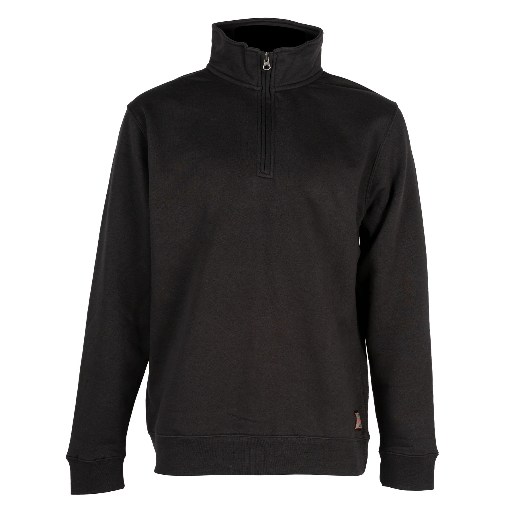 Langton 1/4 Zip Sweatshirt Black/Grey