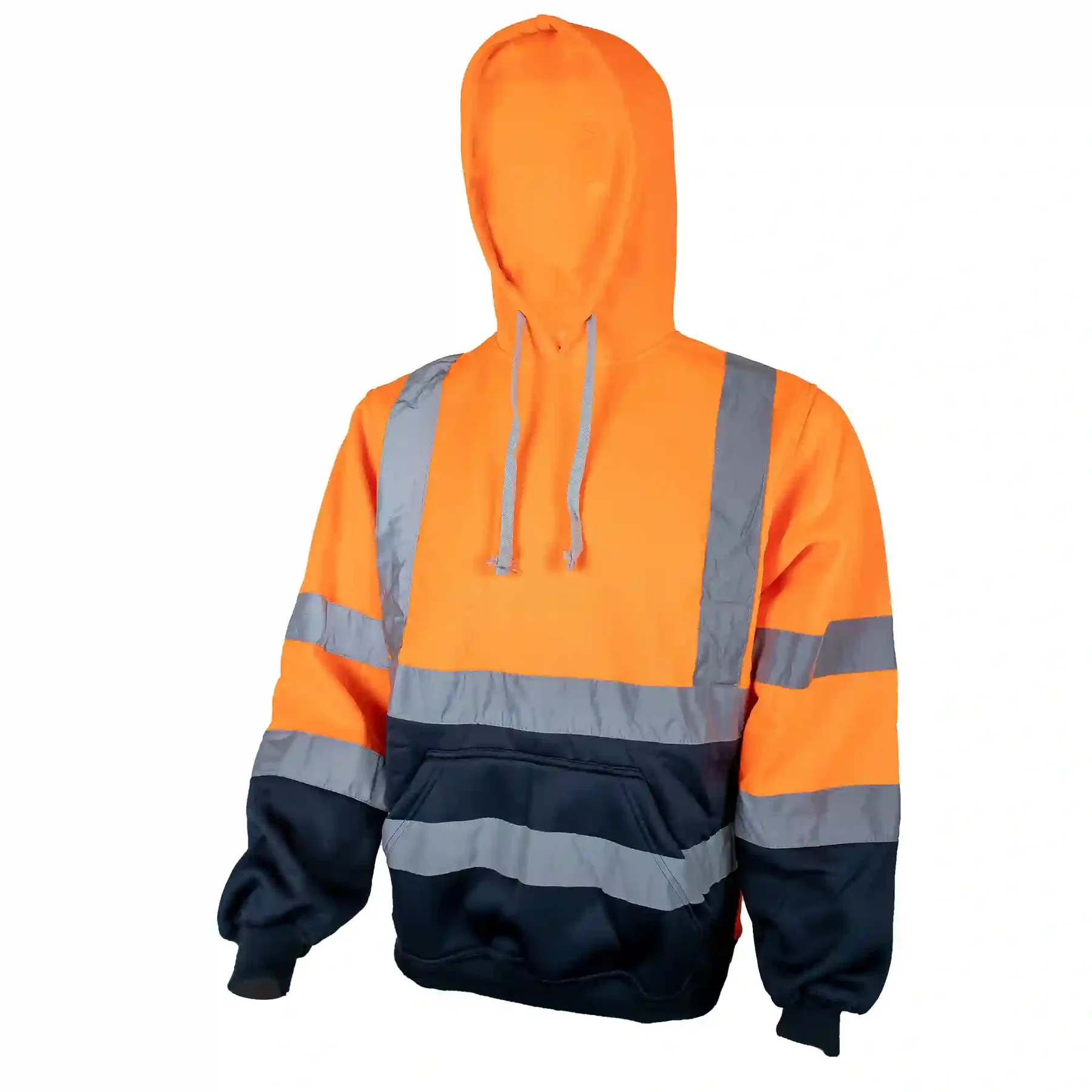 Unbreakable U300 Sherman Orange/Navy Hi Vis Hoodie